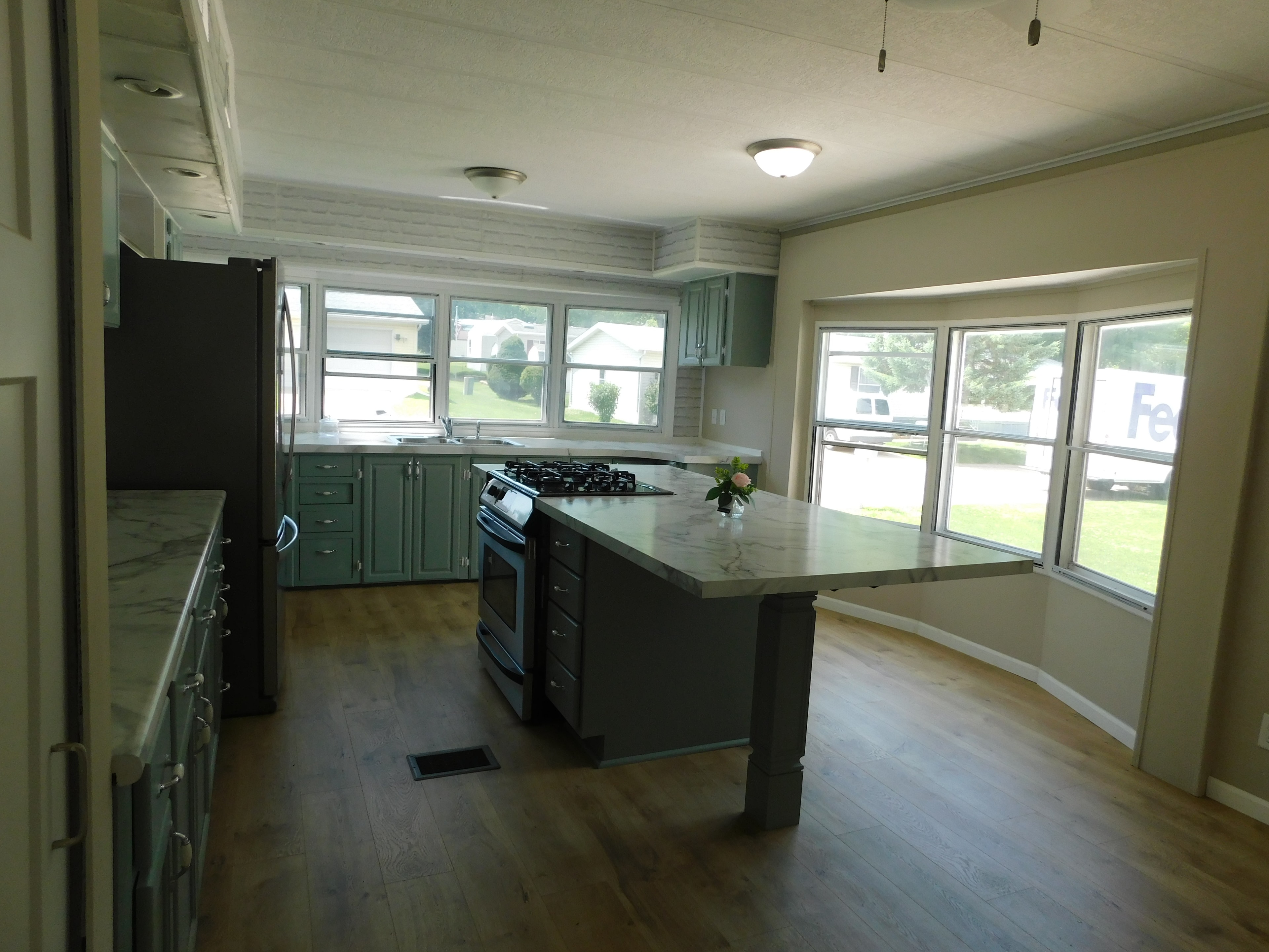 Kitchen — island & appliances